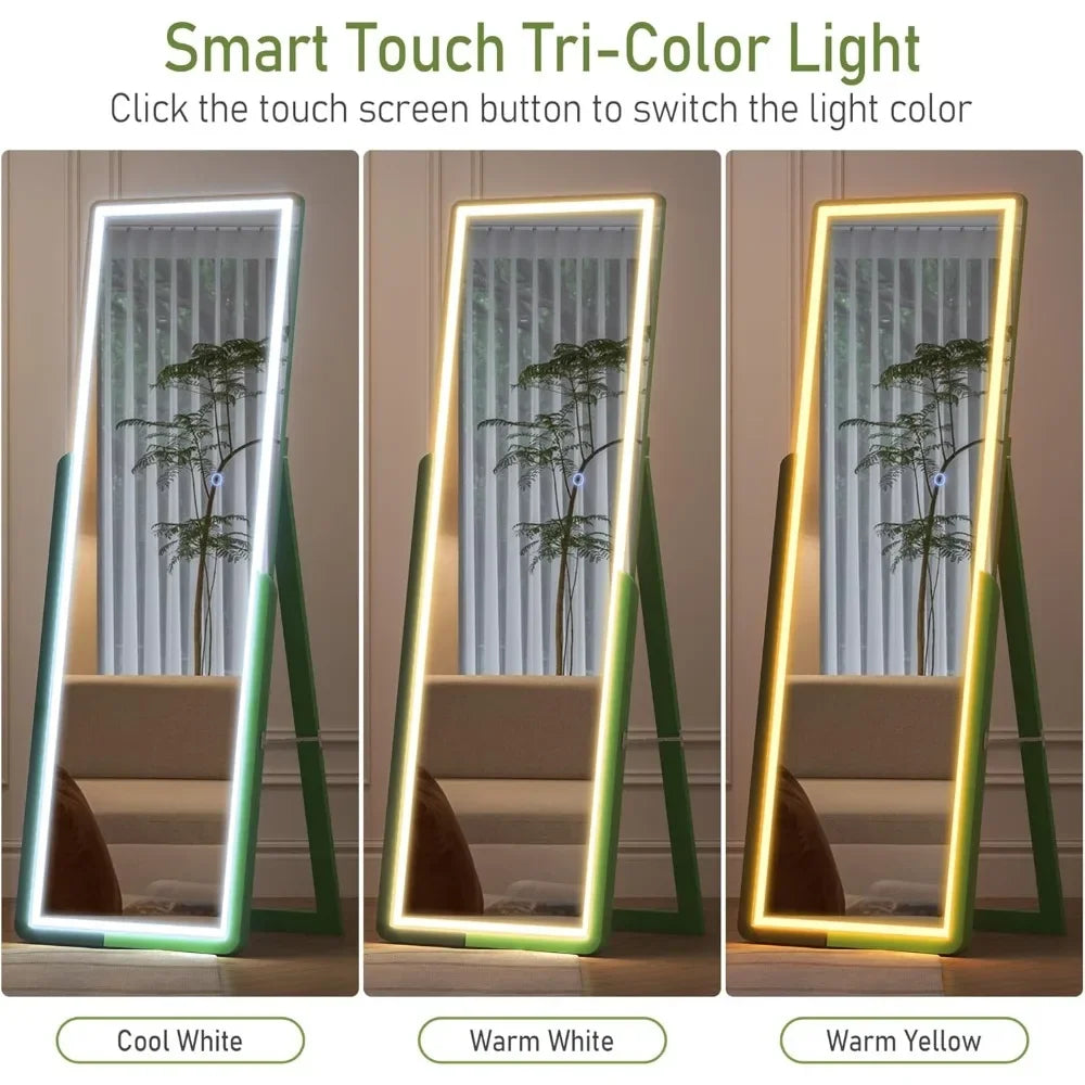 Full Length Mirrors with LED Lights, 63"x20"