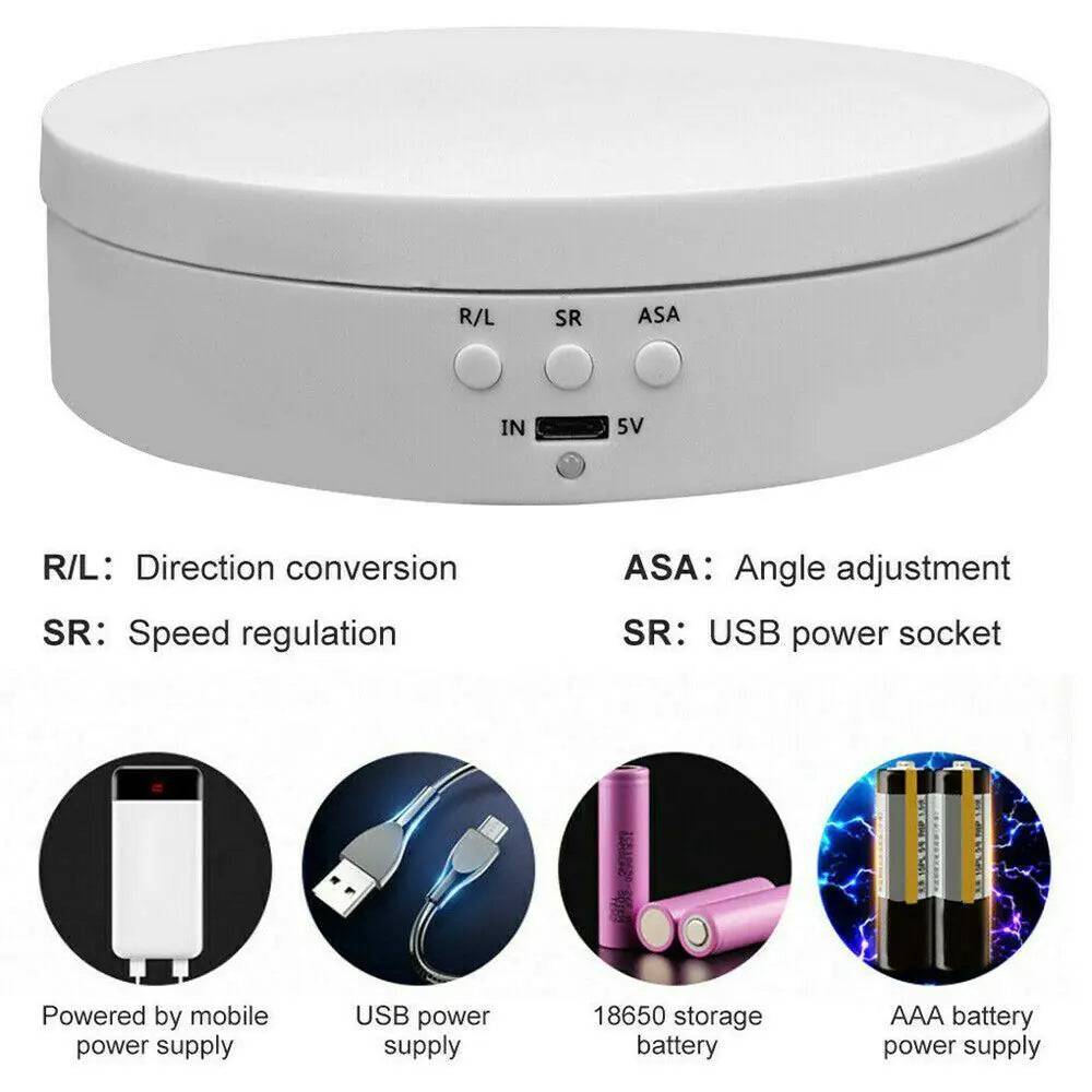 Expositor giratorio motorizado eléctrico