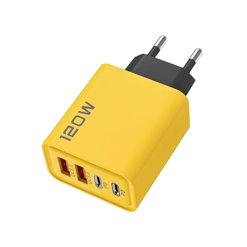 4 Ports USB C PD Charger Quick Charge 3.0 Type C