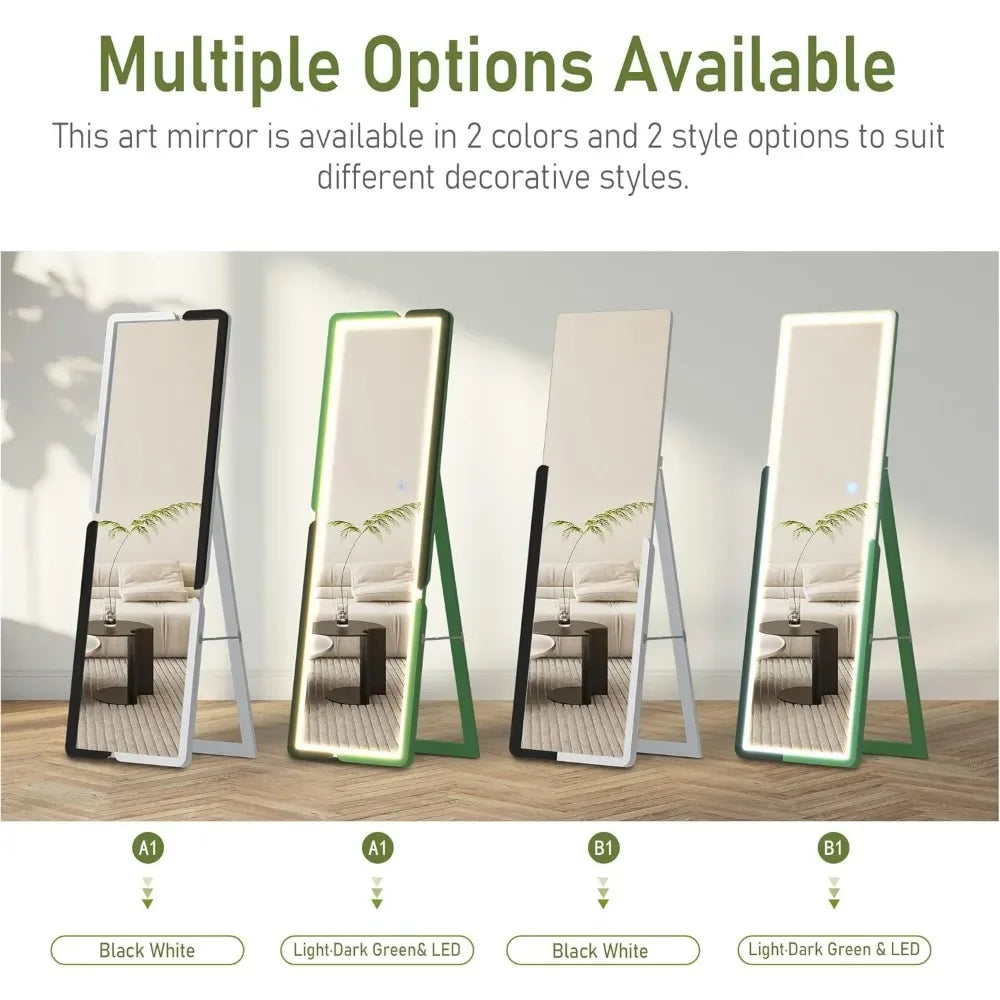 Full Length Mirrors with LED Lights, 63"x20"