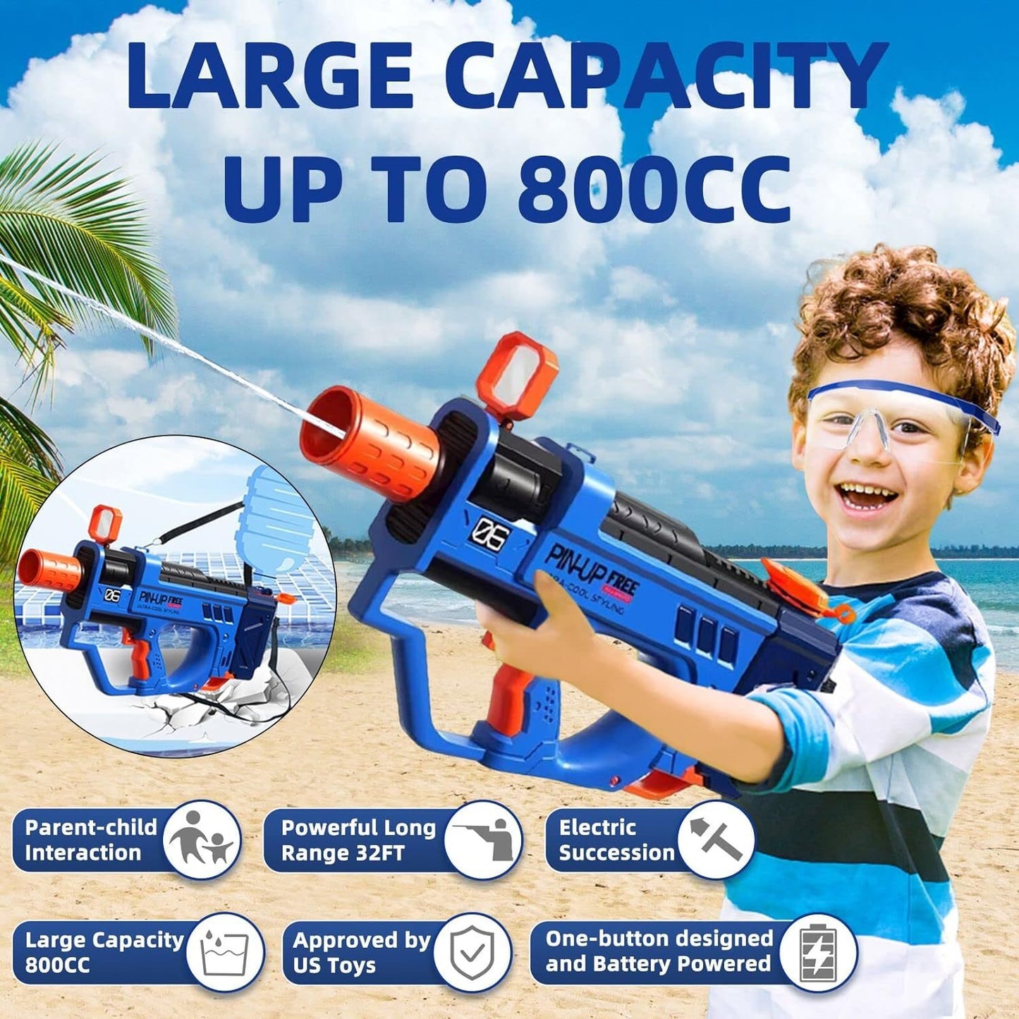 Lectric Water Gun For Adults Kids