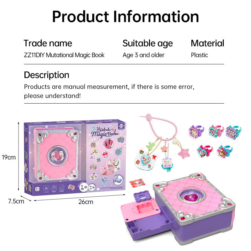 71 PCS DIY Jewel Rings Stickers Magical Kits For Little Girls