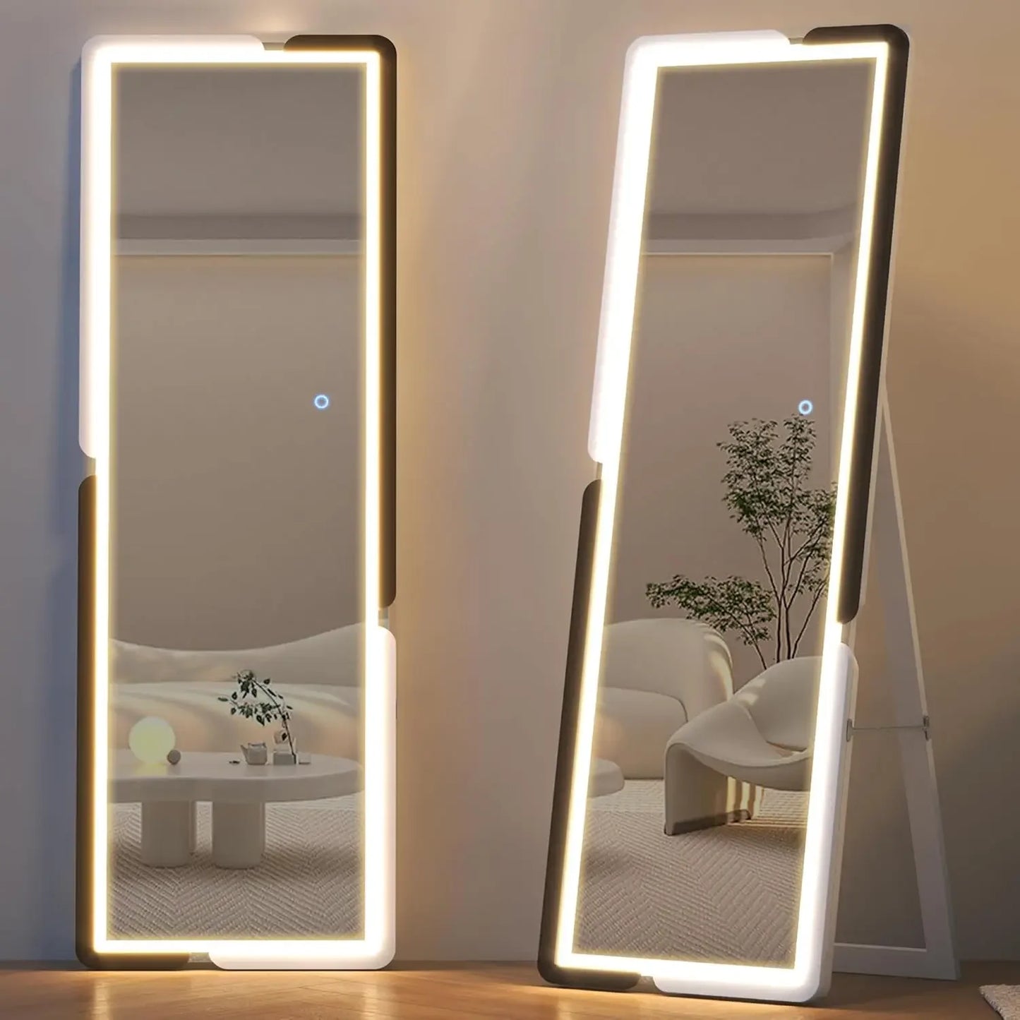 Full Length Mirrors with LED Lights, 63"x20"