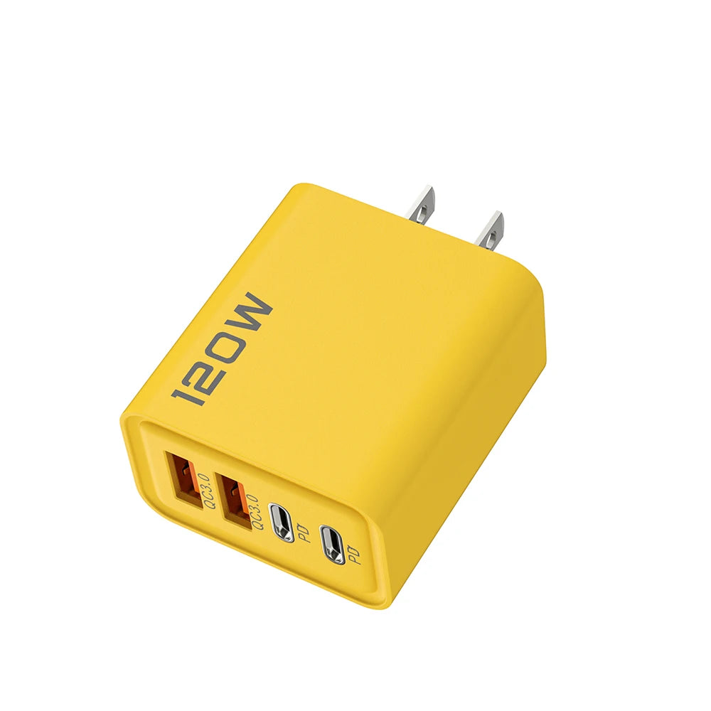 4 Ports USB C PD Charger Quick Charge 3.0 Type C