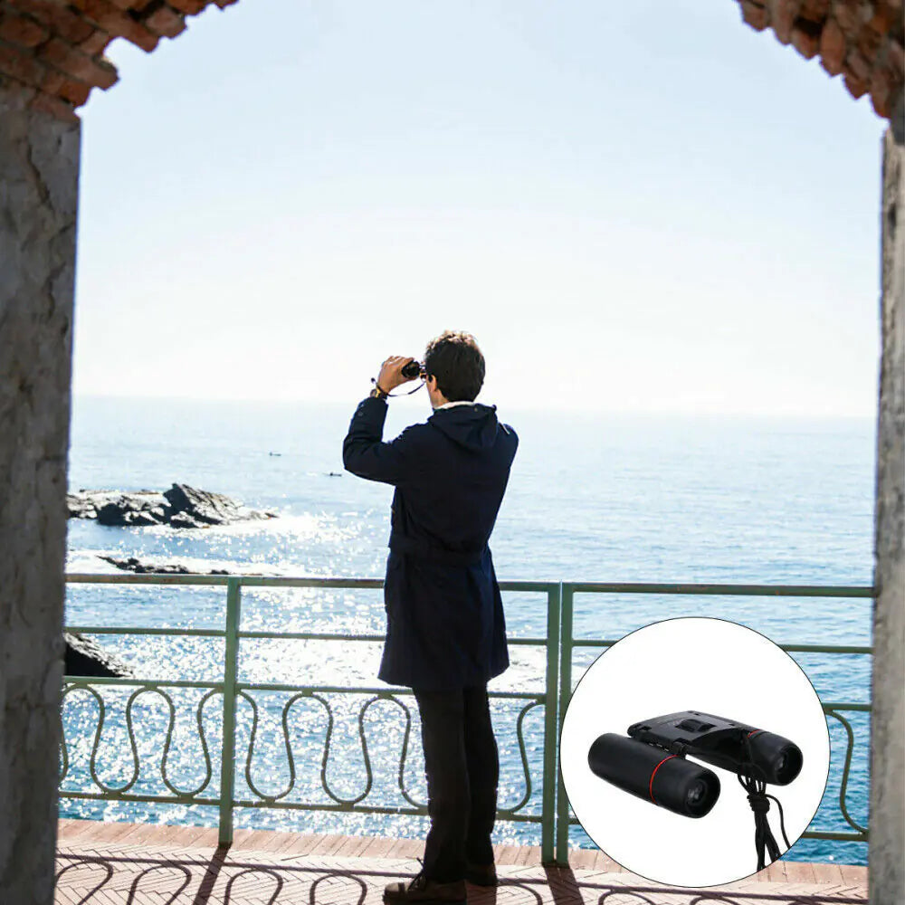 Binoculares compactos para viajes al aire libre con zoom de 30x60
