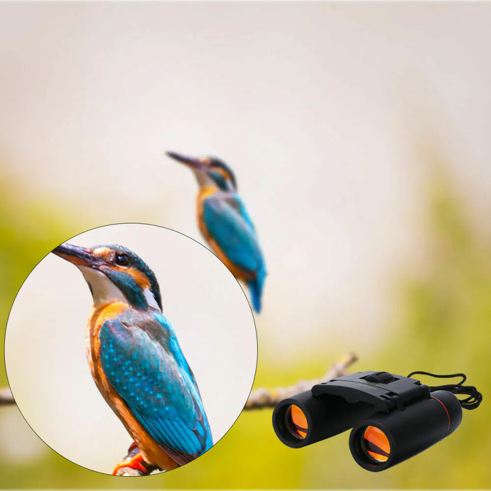 Binoculares compactos para viajes al aire libre con zoom de 30x60