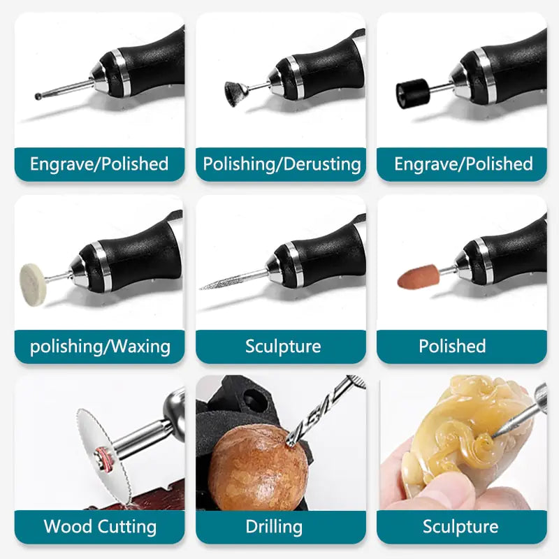 Kit de bolígrafo para grabado en madera