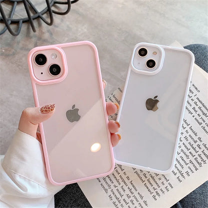 Candy Shockproof Silicone Bumper Phone Case For iPhones