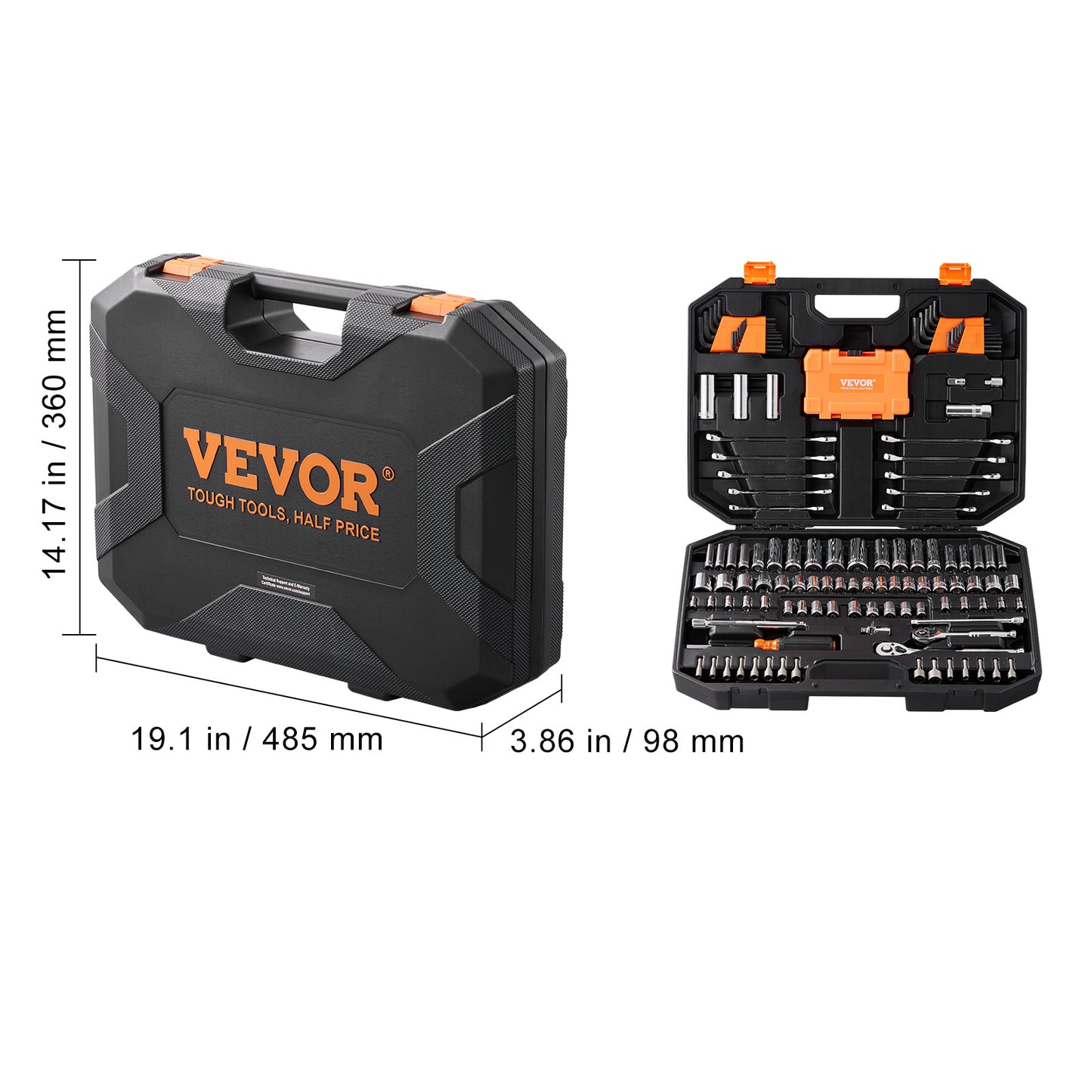 VEVOR Mechanics Tool Set And Socket Set