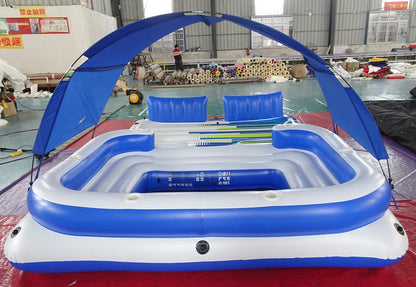 Large 10 person Inflatable Floating Island