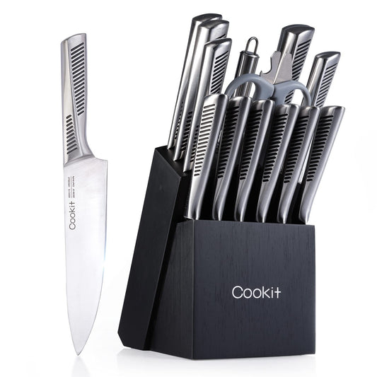 Kitchen Knife Set, 15 Piece