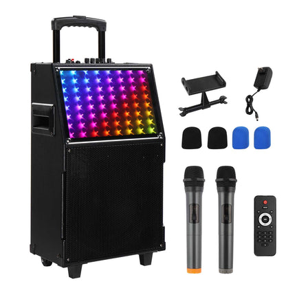 LED Spectrum Light Bluetooth Remote Control Rod Speaker
