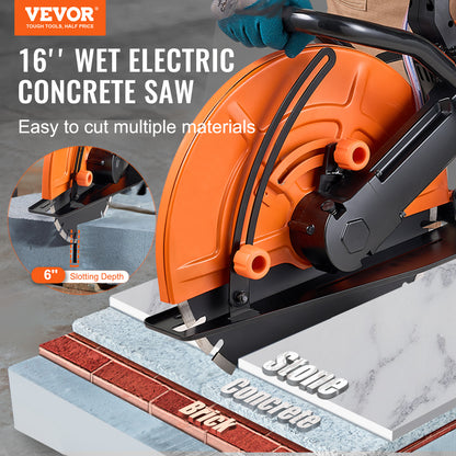 VEVOR Electric Concrete Saw, 16 In, 3200 W