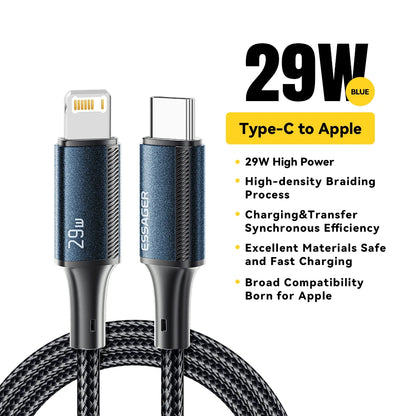 Essager USB C Cable For iPhone 14 13 12 11 Pro Max Xs 8 Plus iPad Macbook
