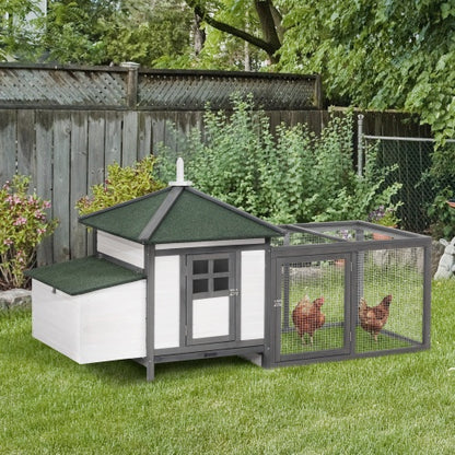 Wooden A-frame Outdoor Rabbit Cage Small Animal Cage