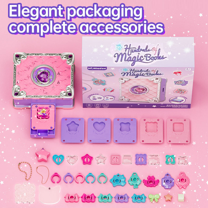 71 PCS DIY Jewel Rings Stickers Magical Kits For Little Girls