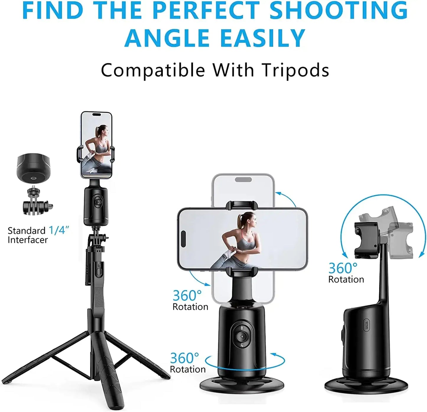 Face Tracking Stabilizer Phone Holder