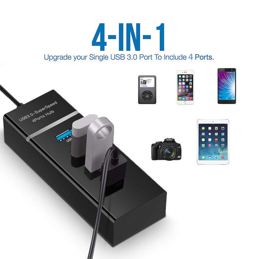 USB HUB High Speed Multi Splitter For Desktop PC Laptop Adapter USB HUB