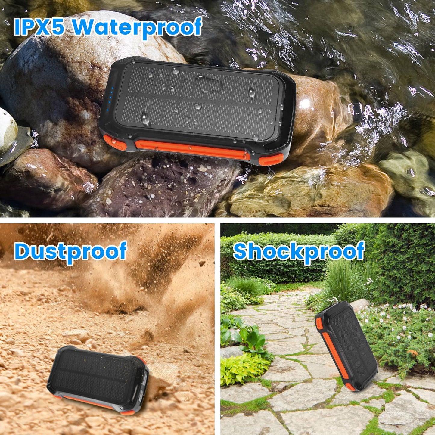 1Pc Portable Solar Charger