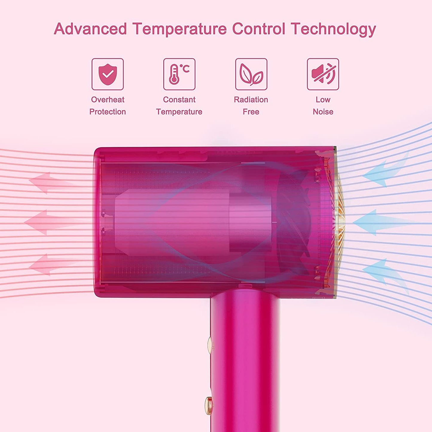 Water Ionic Hair Dryer For Home & Travel