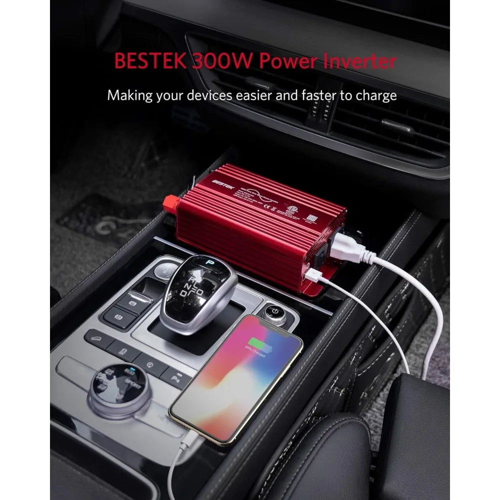 BESTEK 300Watt Pure Sine Wave Power Inverter