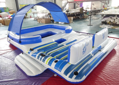 Large 10 person Inflatable Floating Island