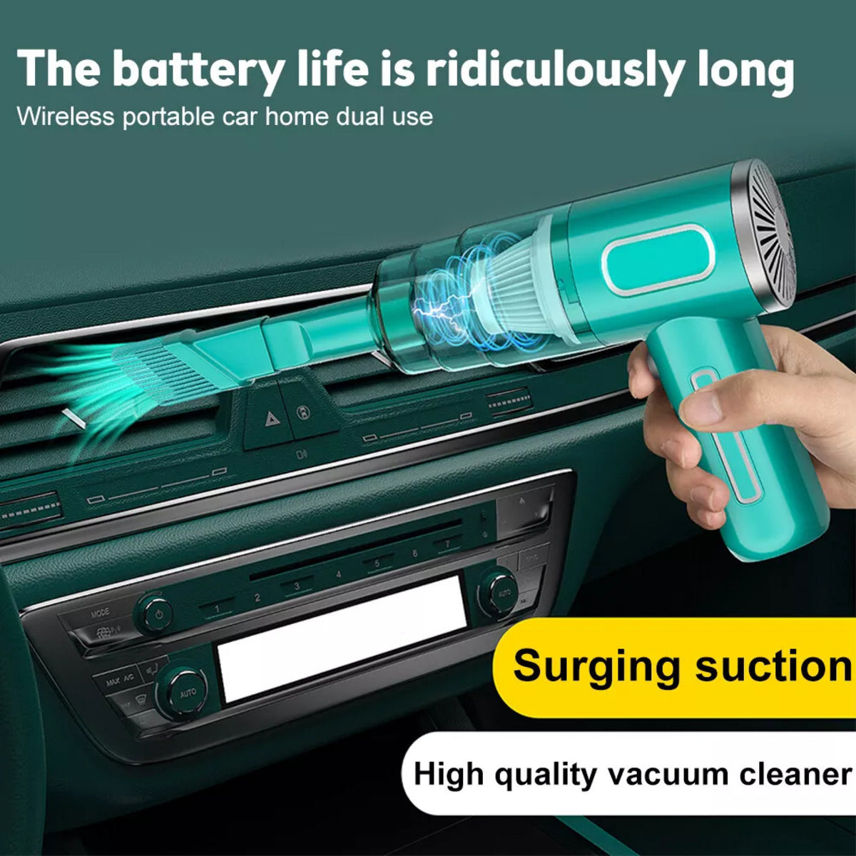 Cordless Hand-Held Vacuum Cleaner Mini Portable