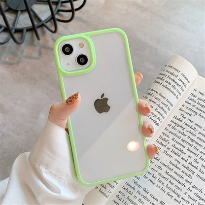 Candy Shockproof Silicone Bumper Phone Case For iPhones