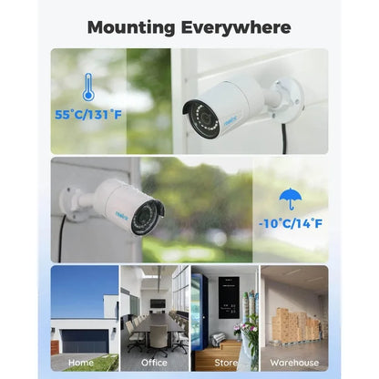 8CH 5MP Home Security Camera System 6pcs