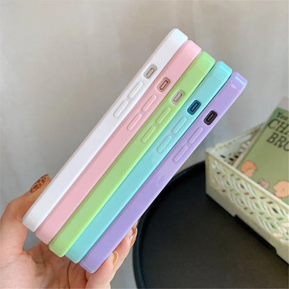 Candy Shockproof Silicone Bumper Phone Case For iPhones