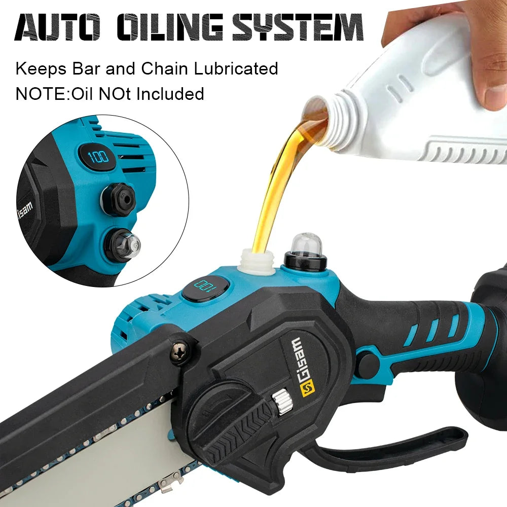 8 Inch Brushless Electric Chain Saw Cordless