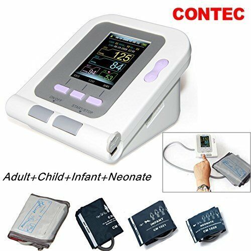 Upper Arm Digital Color LCD Blood Pressure Monitor With PC Software