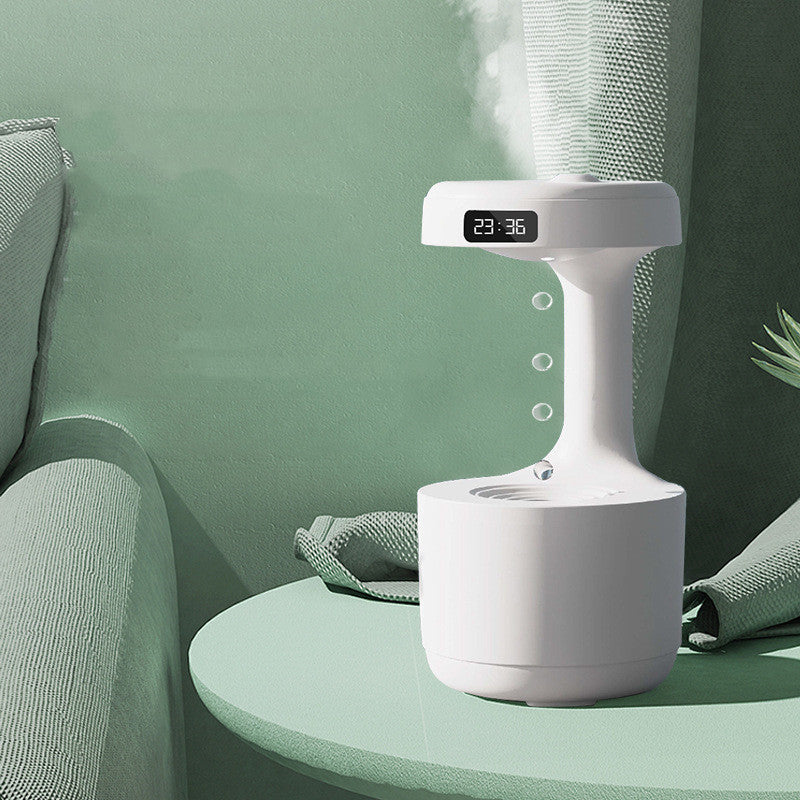 Bedroom Anti-Gravity Humidifier With Clock