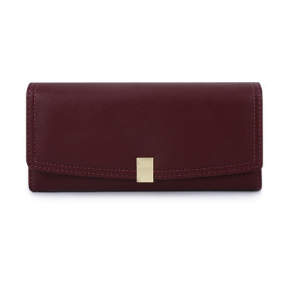 Women's Long Wallet With Three Fold