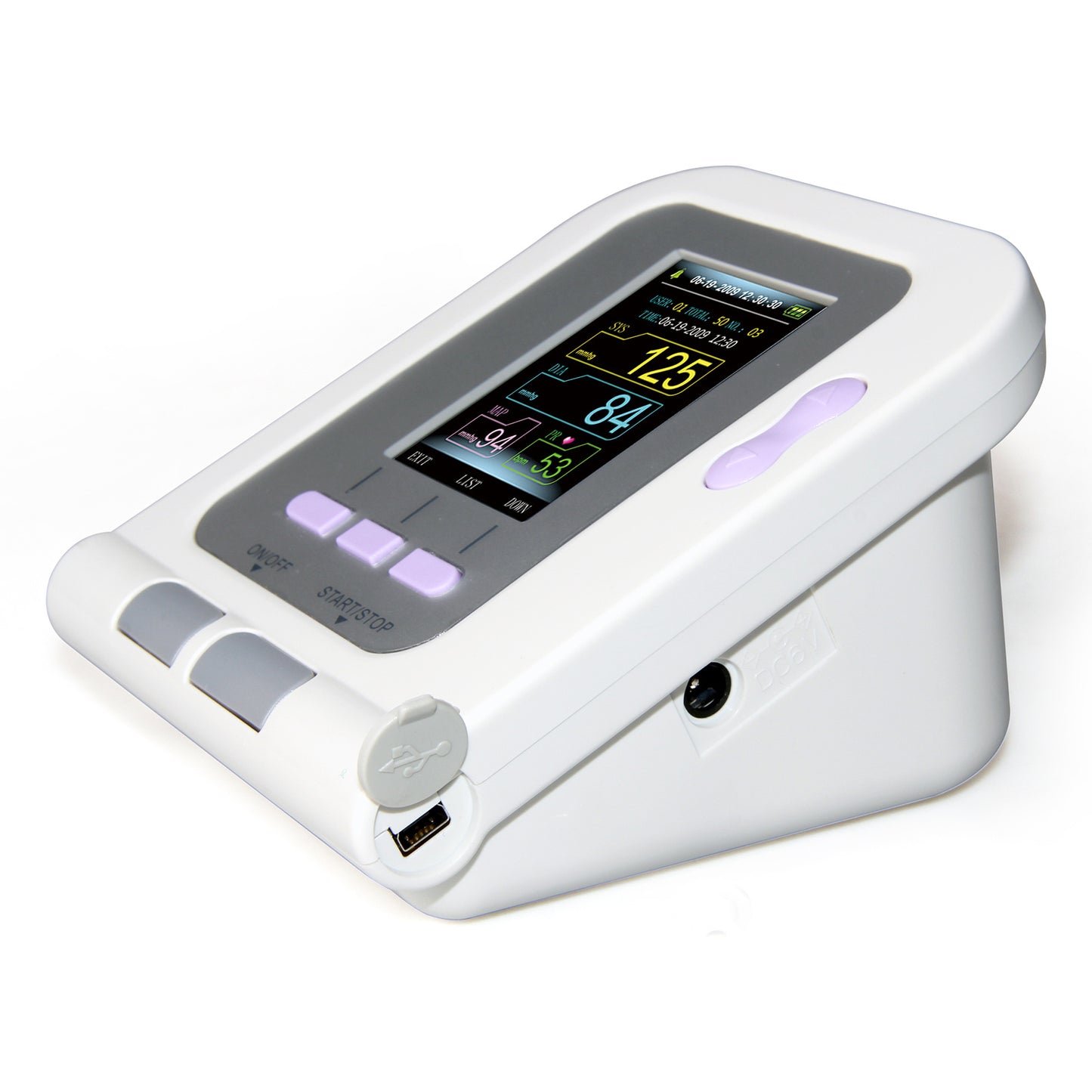 Upper Arm Digital Color LCD Blood Pressure Monitor With PC Software