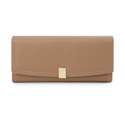 Women's Long Wallet With Three Fold