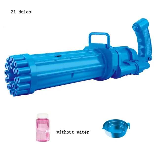 Large Gatling Bubble Gun Kids Toys