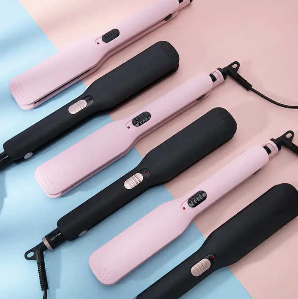 Hair Curler And Straightener Dual-use Electric Hair Straightener