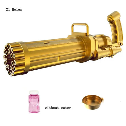 Large Gatling Bubble Gun Kids Toys