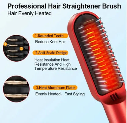 Hair Straightener Charging Comb