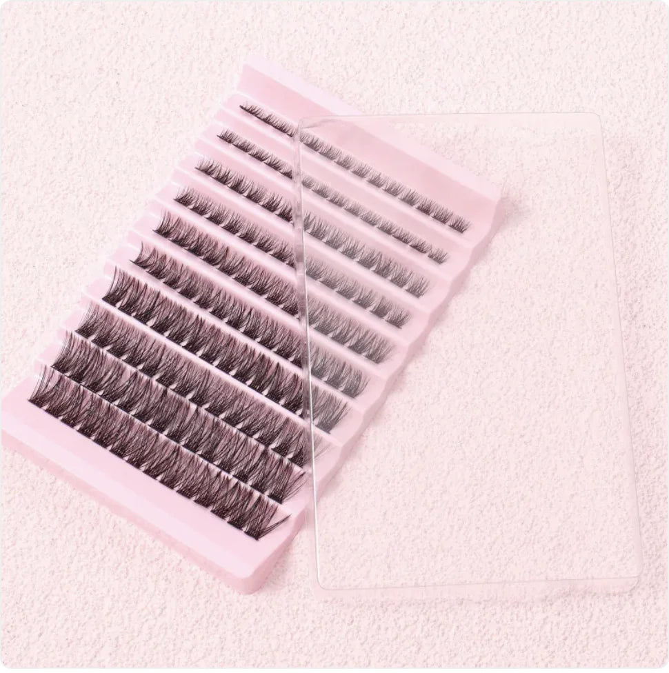 Natural Single Cluster False Eyelash Set with Large Capacity