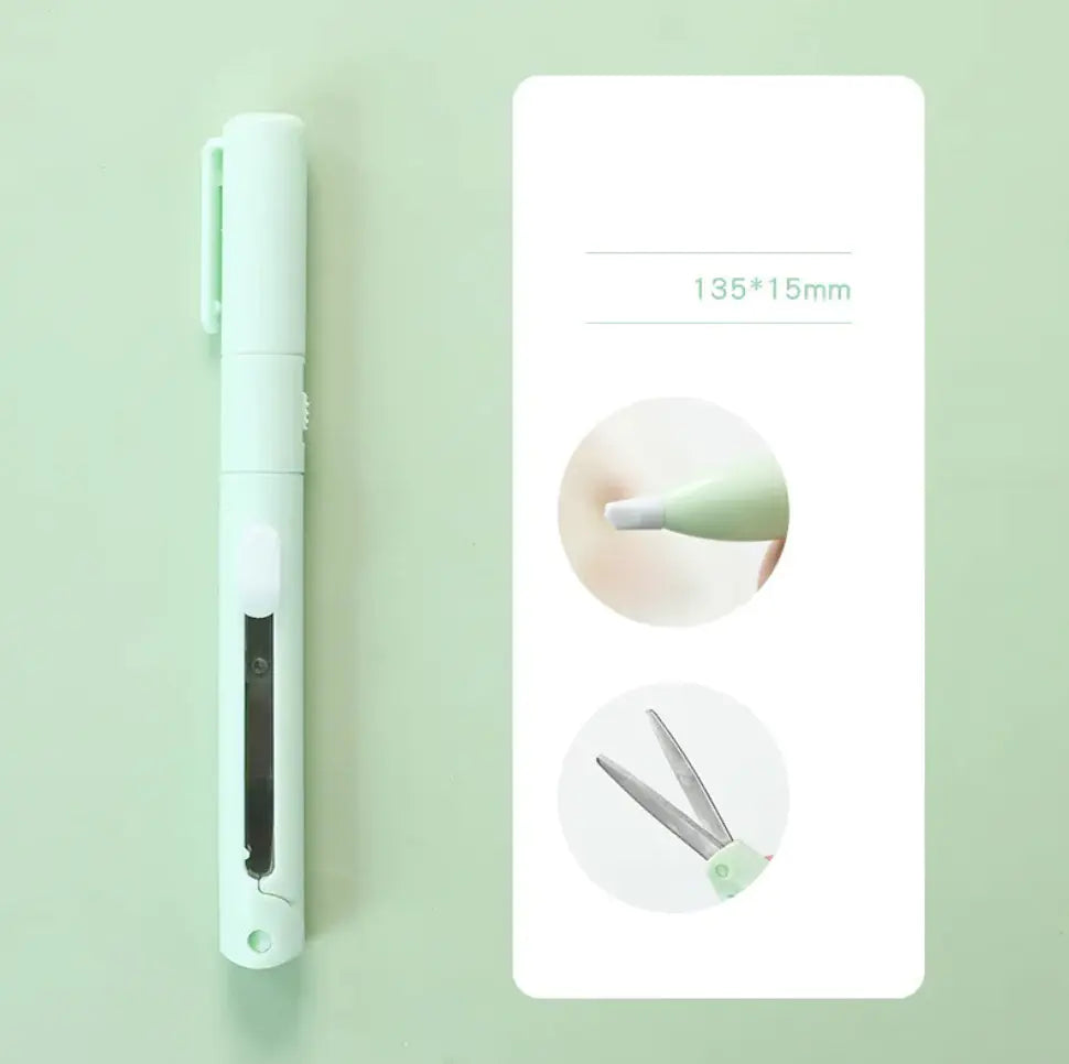 Pen Type Morandi Color Creative Dual-purpose Knife