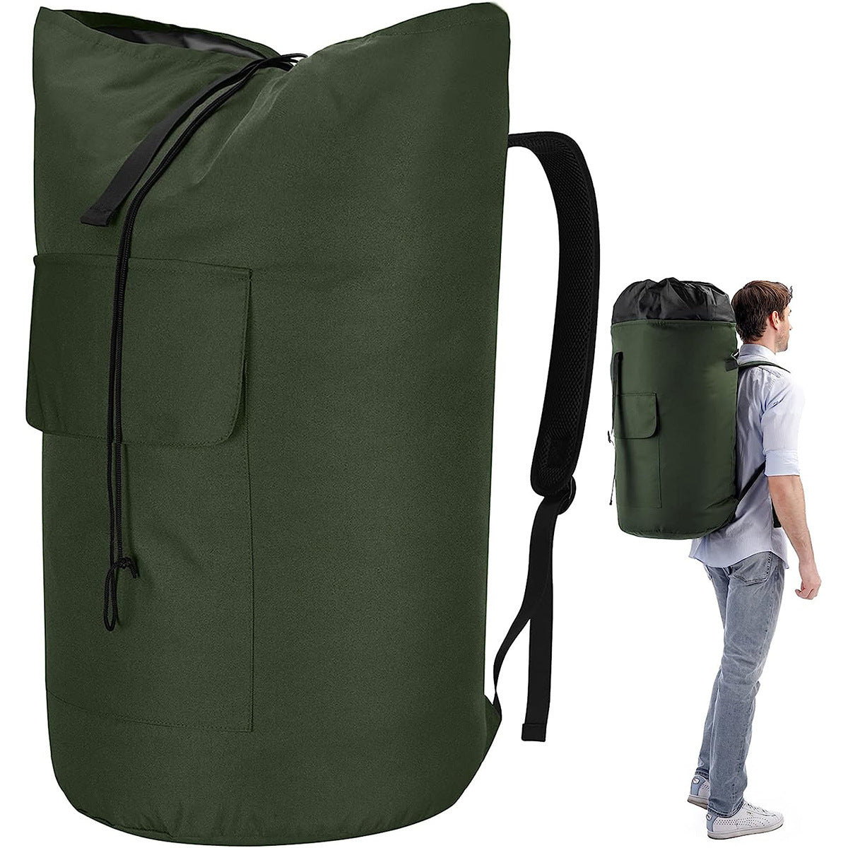 Laundry Backpack Buggy Bag Multifunctional