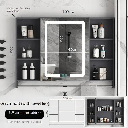 Vanity Shower Mirror Cabinets Smart Hanging Bathroom Storage Mirror Cabinets Organizer Armadi Da Soggiorno Modern Furniture