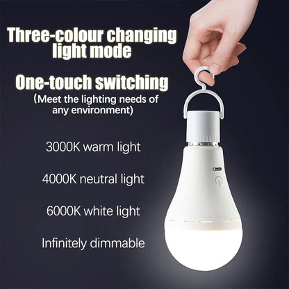 LED Light Bulb 3-Colour Changing Light