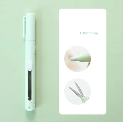 Pen Type Morandi Color Creative Dual-purpose Knife