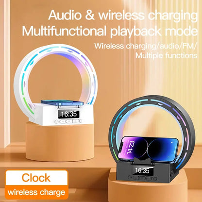 4 In 1 Wireless Bluetooth-compatible Speaker Charging Pad