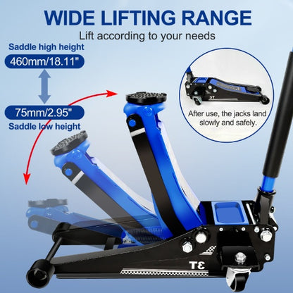 Floor Jack,3Ton 6600lbs Piston lift