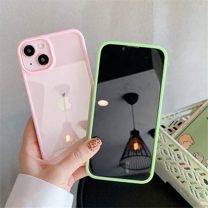 Candy Shockproof Silicone Bumper Phone Case For iPhones