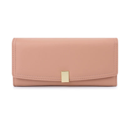 Women's Long Wallet With Three Fold